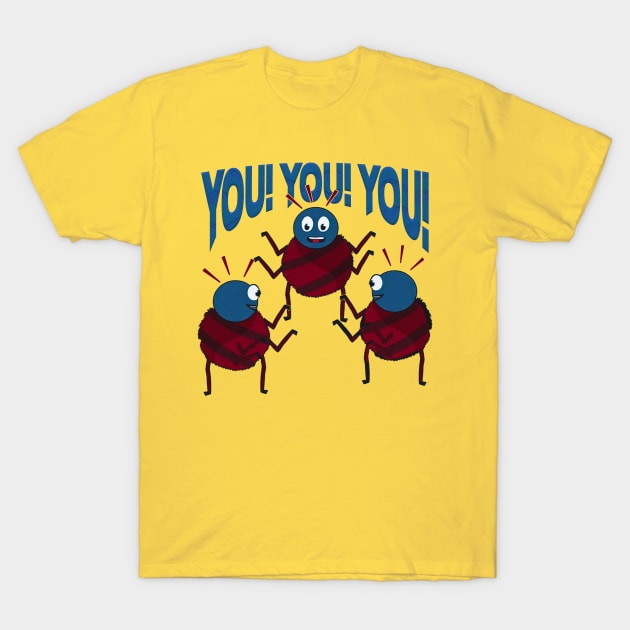 spiders you! meme T-Shirt by nowsadmahi